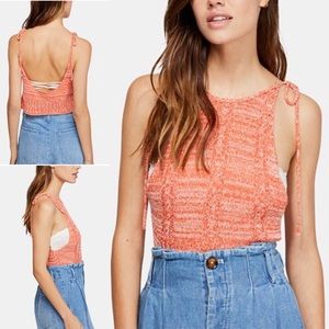 Bombshell open knit tank